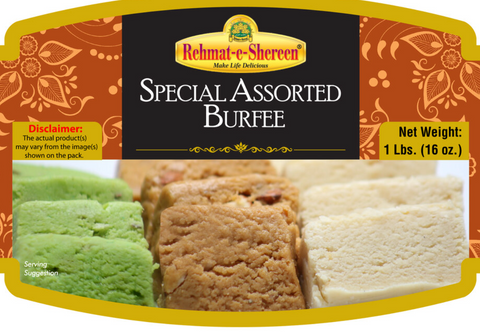 Rehmat E Shereen Assorted Burfee 17.6 Oz