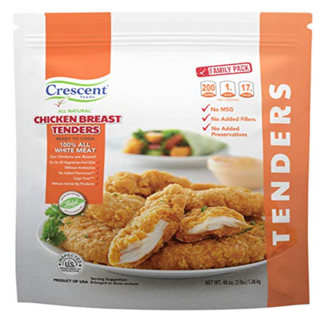 Crescent Chicken Tenders 3 Lbs