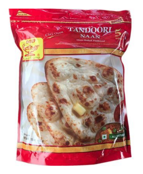 Deep Tandoori Naan 5 Pc 13.2 Oz