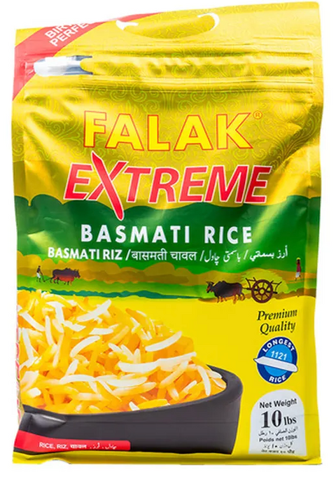Falak Extreme Basmati Rice 10 Lbs