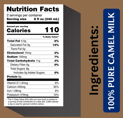 Juba Farms Camel Milk 16 fl. Oz