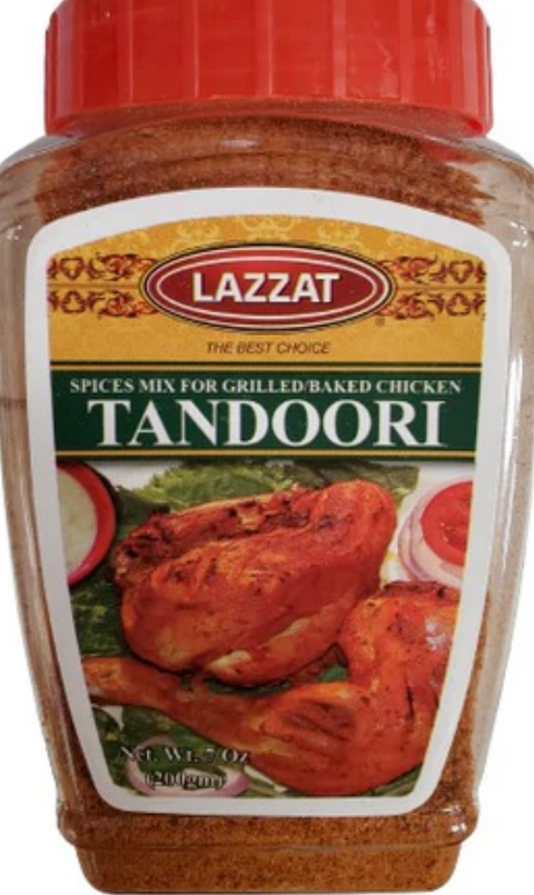 Lazzat Tandoori Masala Jar 7 Oz