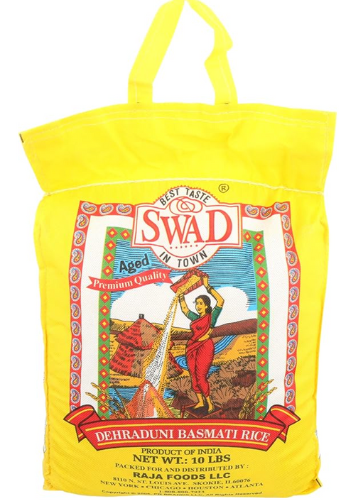 Swad Basmati Rice 10 Lbs