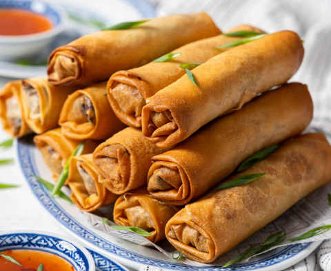 Hot Chicken Spring Roll