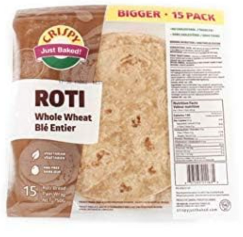 Crispy Whole Wheat Roti