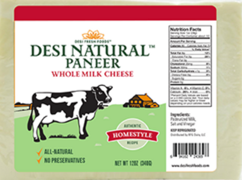 Desi Natural Paneer 12oz