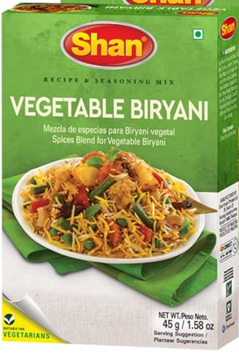 Shan Vegetable Biryani Mix