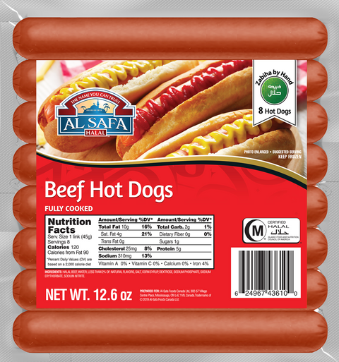 Al Safa Beef Hot Dog