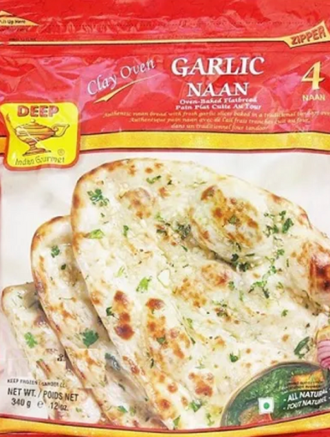 Deep Garlic Naan