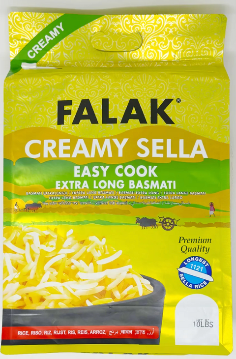 Falak Creamy Sella Extra Long Basmati Rice