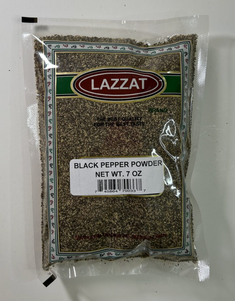 Lazzat Black Pepper Powder 7 Oz