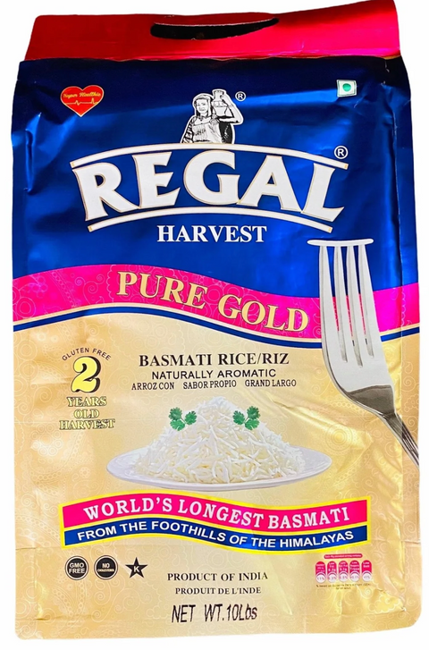 Regal Harvest Basmati Rice 10lb